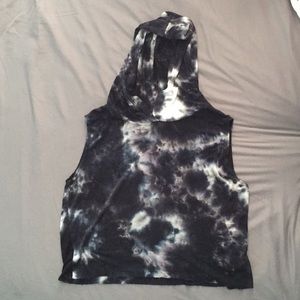 Tie dye muscle T-shirt